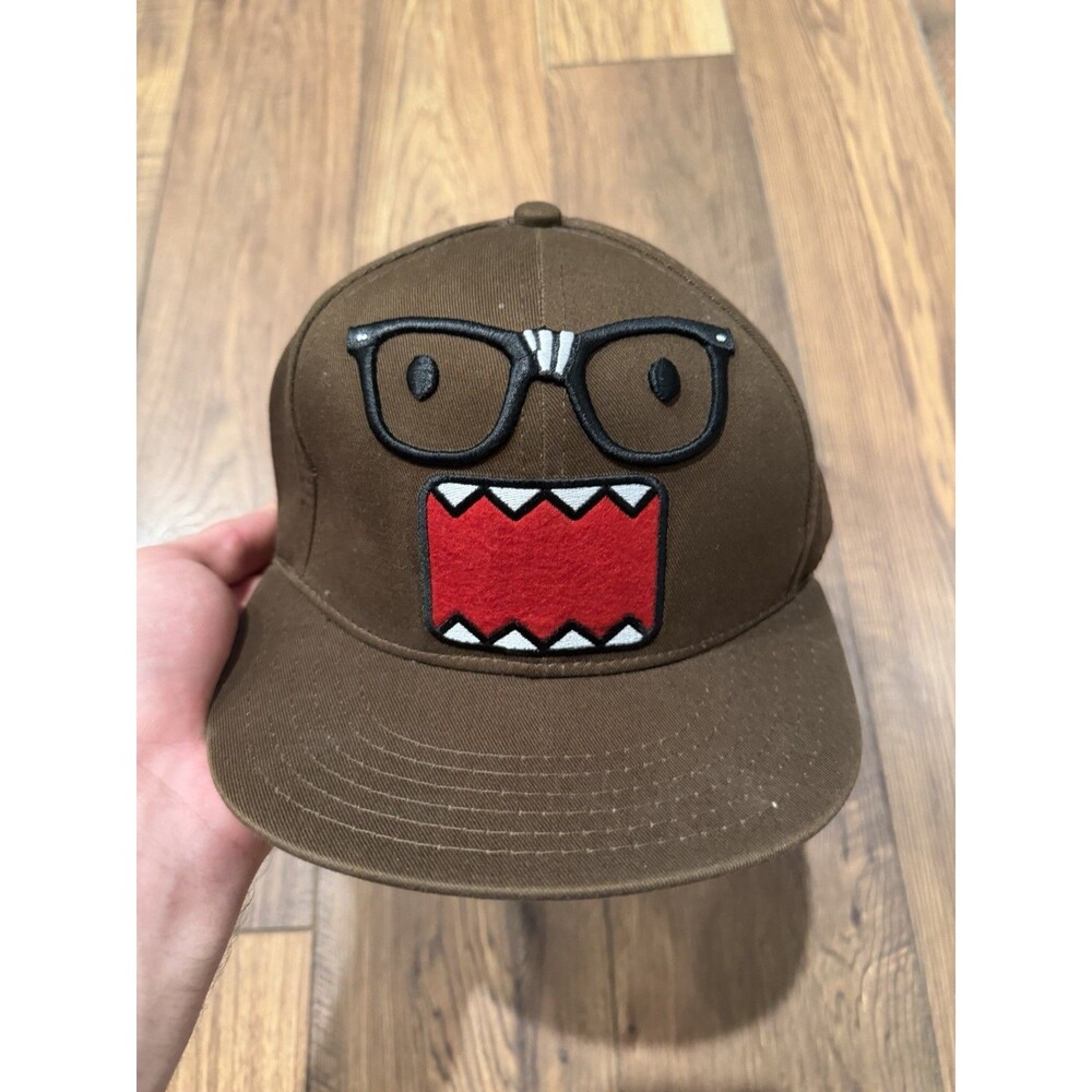 DOMO Monster SnapBack Cap Nerdy Japanese 2011 Y2K Anime Hat Rare